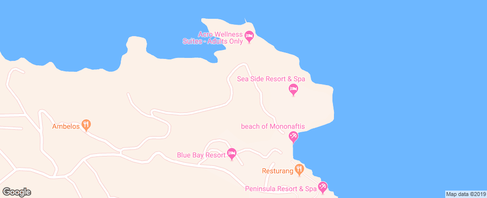 Отель Sea Side Resort & Spa на карте Греции