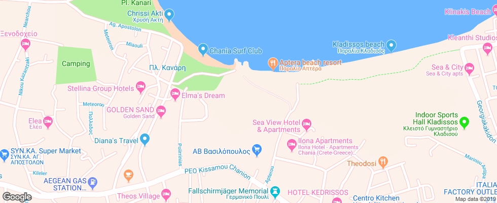 Отель Suneoclub Althea Village на карте Греции