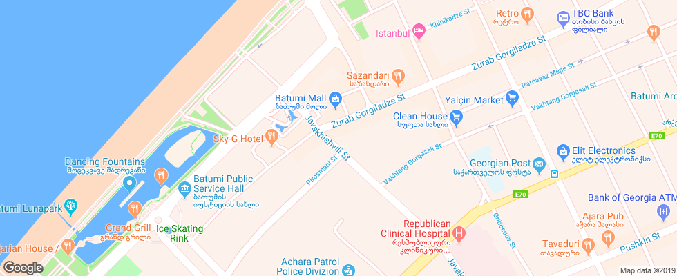 Отель Aisi на карте Грузии