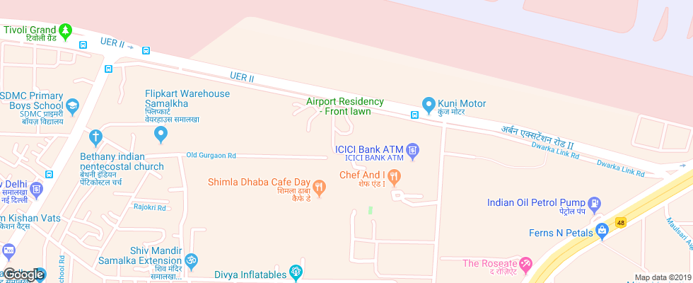 Отель Airport Residency на карте Индии