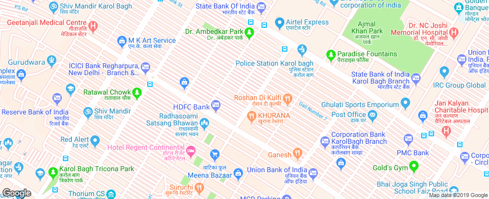 Отель Aster Inn на карте Индии