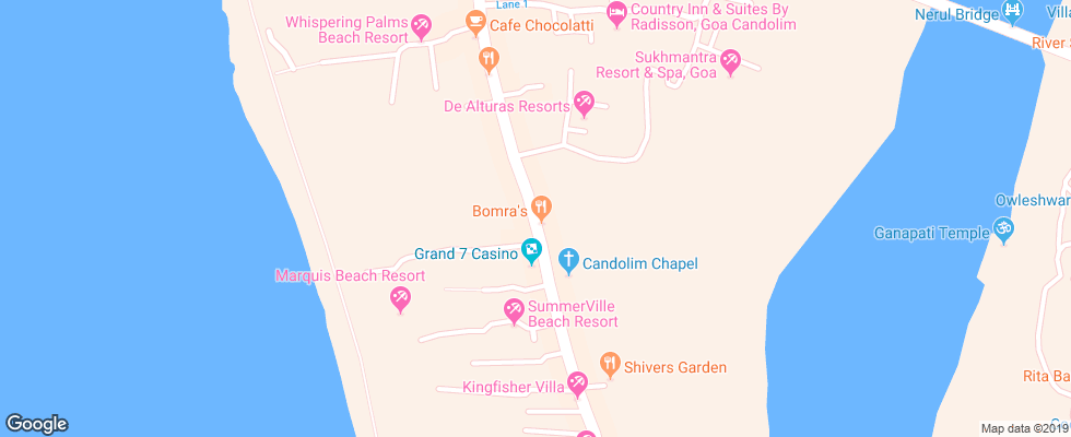 Отель Beach Classic на карте Индии