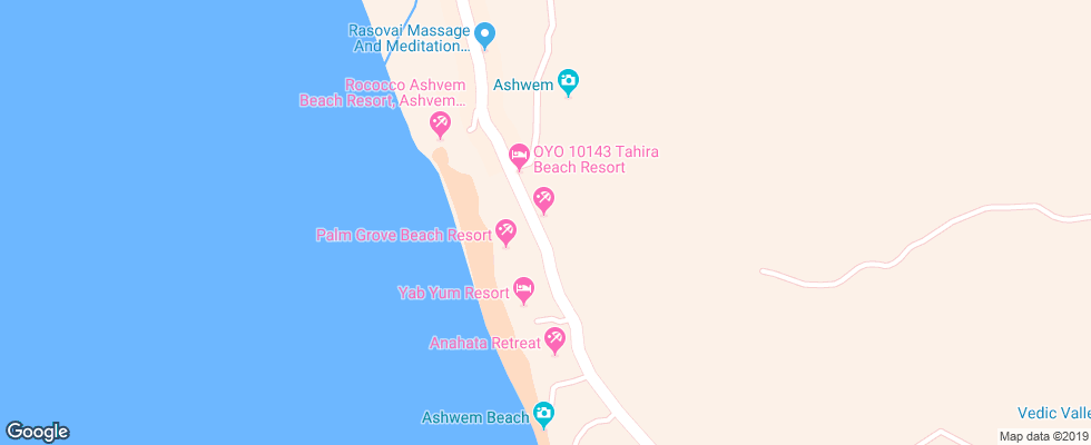 Отель Casa Ashvem на карте Индии