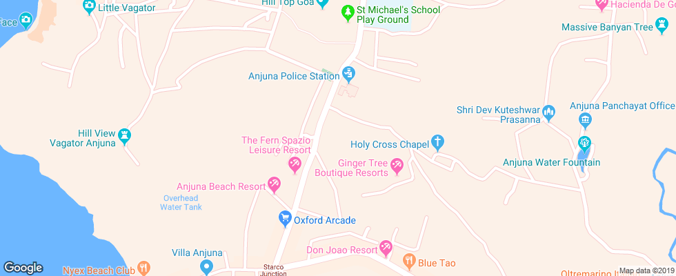 Отель Castelinhos Homes на карте Индии