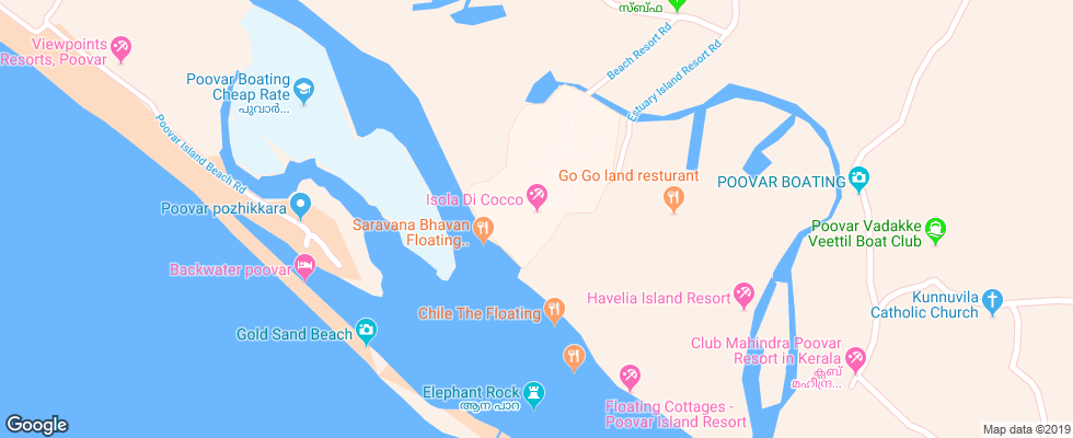 Отель Isola Di Cocco на карте Индии