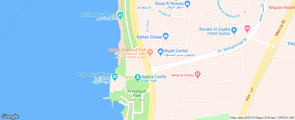 Отель Ahla Tlah на карте Иордании