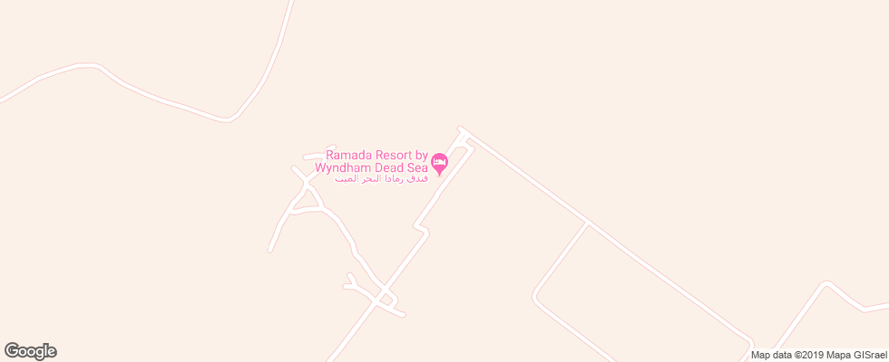 Отель Ramada Resort на карте Иордании