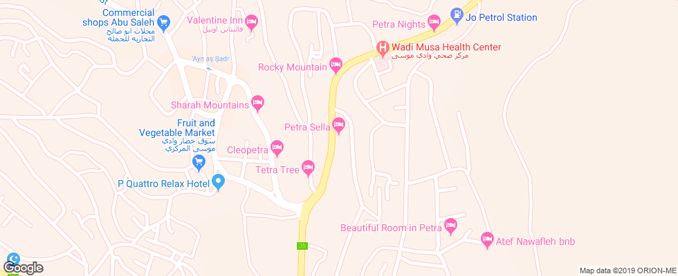 Отель Sella Hotel на карте Иордании
