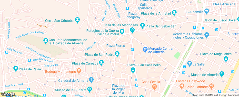 Отель Ac Almeria на карте Испании