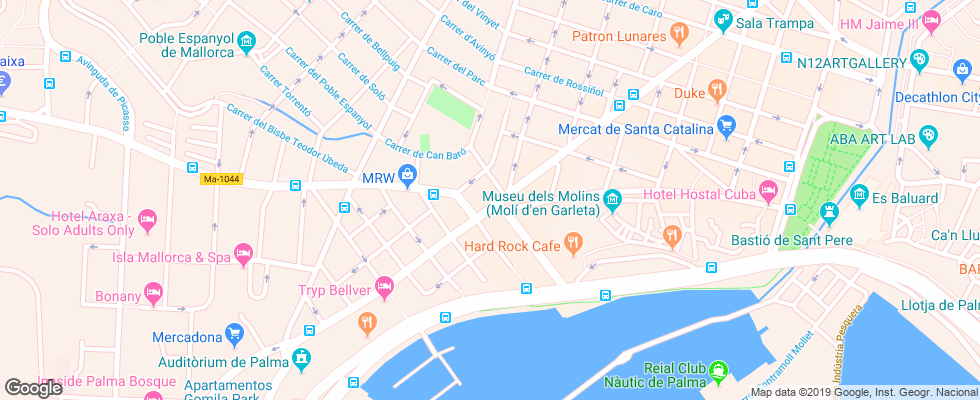 Отель Ac Hotel Ciutat De Palma на карте Испании
