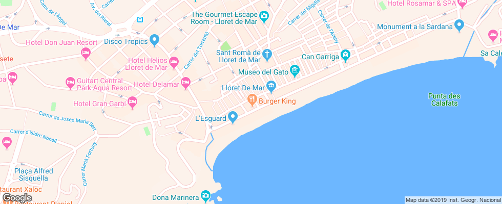 Отель Acacias Suites & Spa на карте Испании