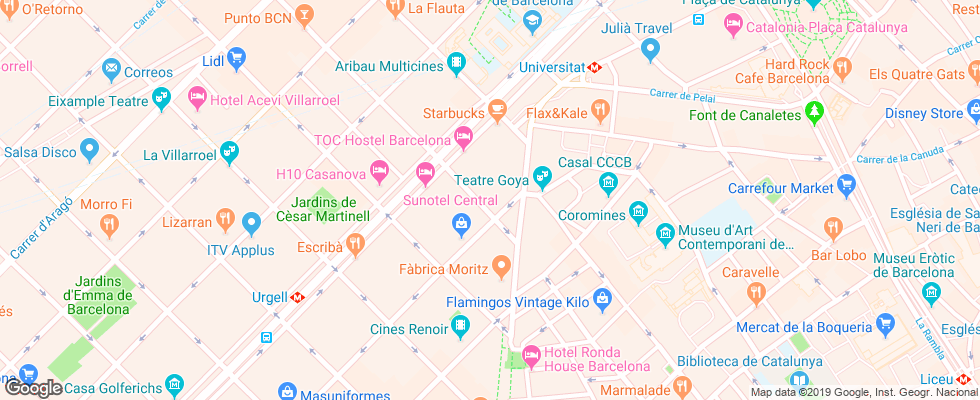 Отель Acta Splendid на карте Испании