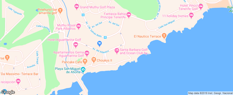 Отель Aguamarina Golf на карте Испании