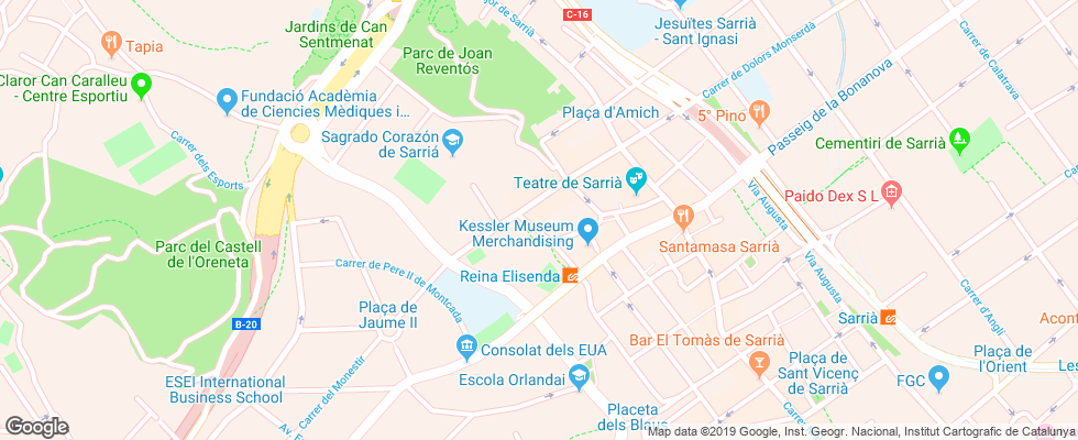 Отель Albergue Studio Hostel на карте Испании