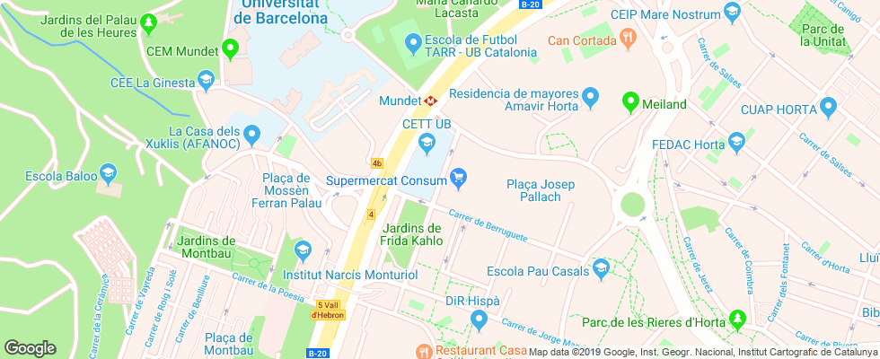 Отель Alimara на карте Испании