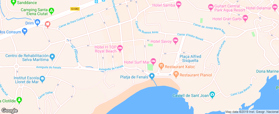 Отель Alva Park на карте Испании