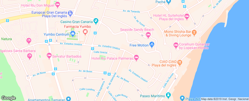Отель Anamar Suites на карте Испании