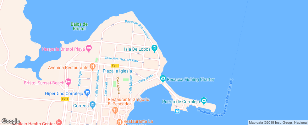 Отель Apartamentos Dunas Club на карте Испании