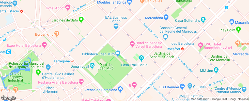 Отель Apsis Sant Angelo на карте Испании