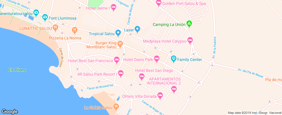 Отель Arguus Apt на карте Испании
