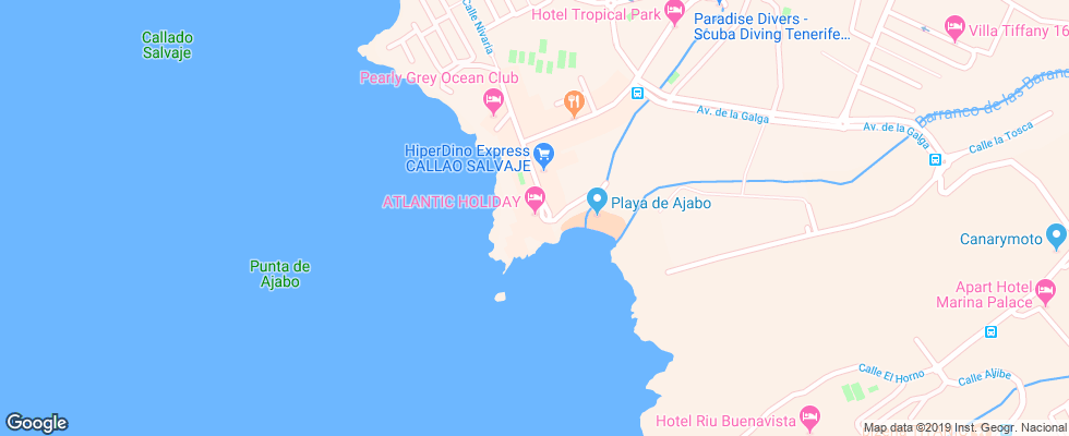 Отель Atlantic Holiday Centre на карте Испании