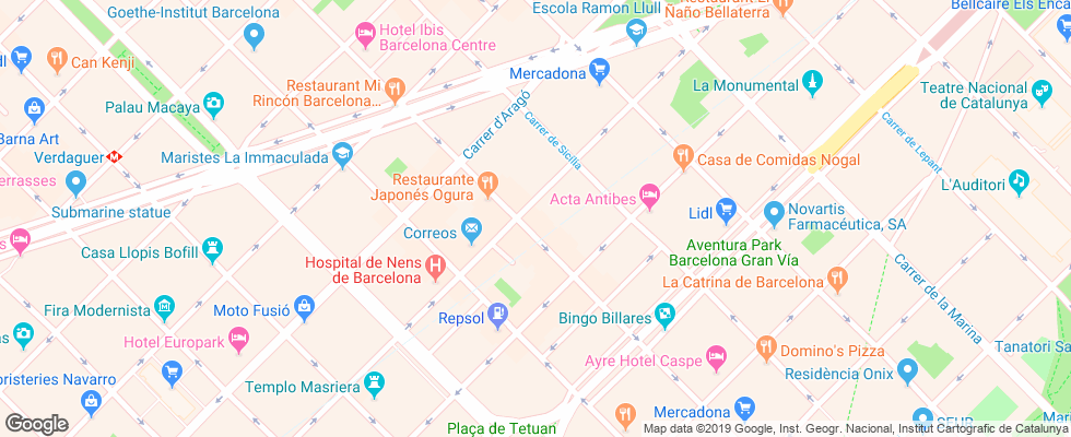 Отель Best Aranea на карте Испании