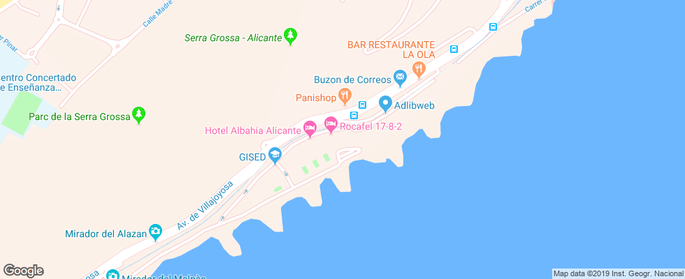 Отель Best Western Hotel Albahia на карте Испании