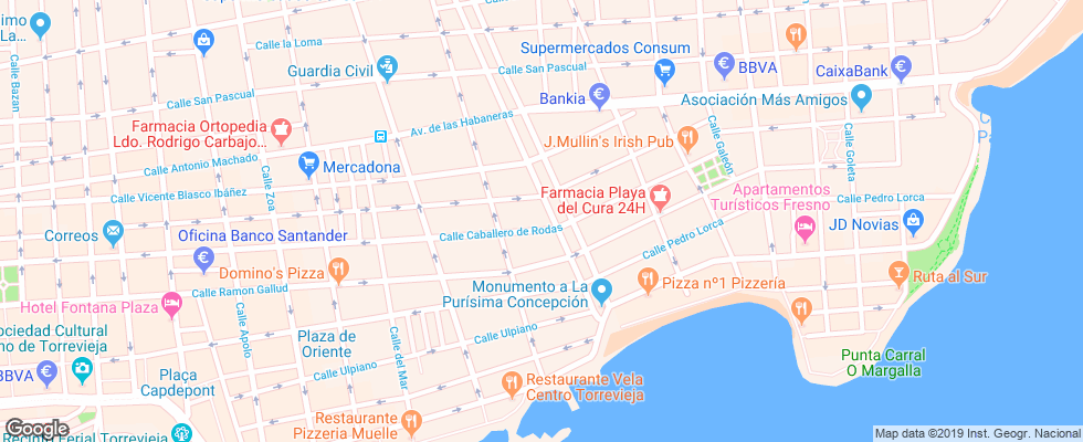 Отель Caballero De Rodas Apts на карте Испании