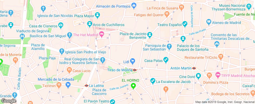 Отель Chic & Basic Mayerling на карте Испании