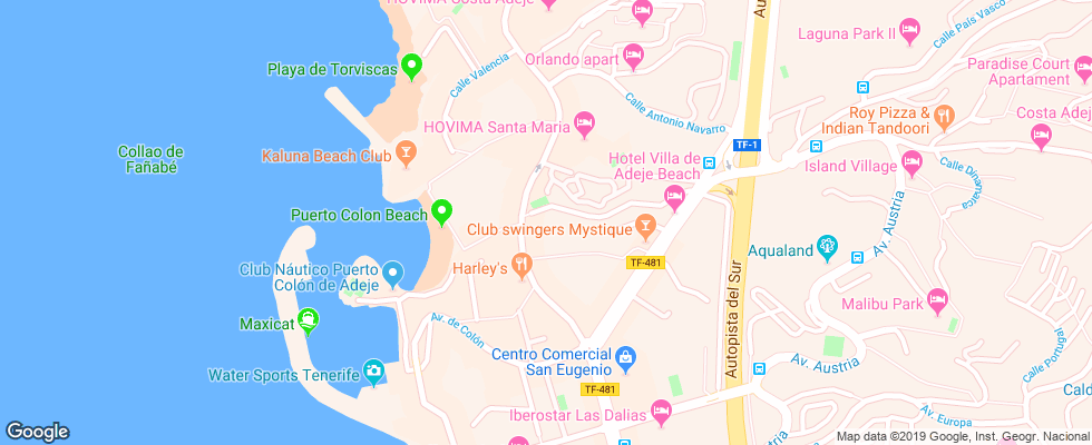 Отель Flamingo Suites на карте Испании
