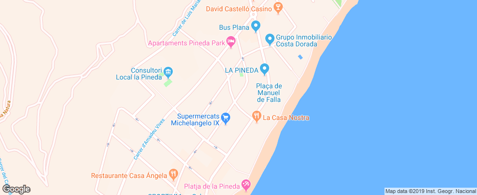 Отель Geyser Aromar Apt на карте Испании