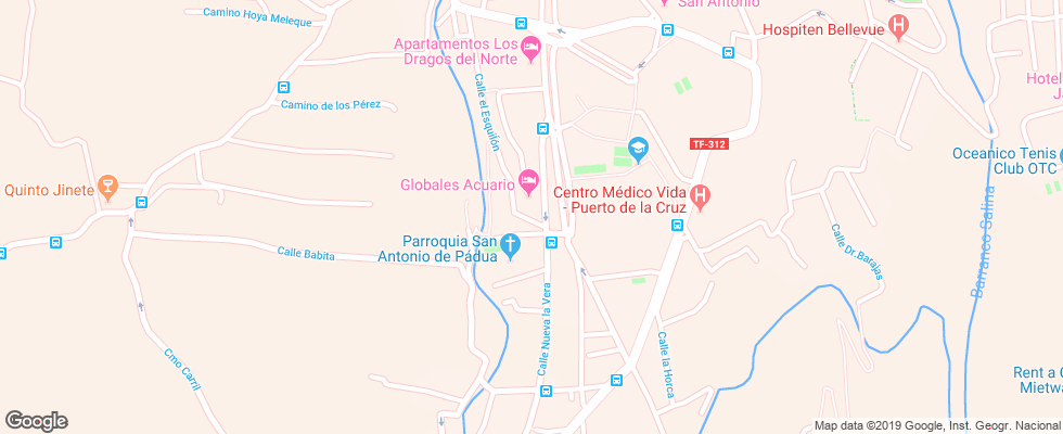 Отель Globales Acuario на карте Испании
