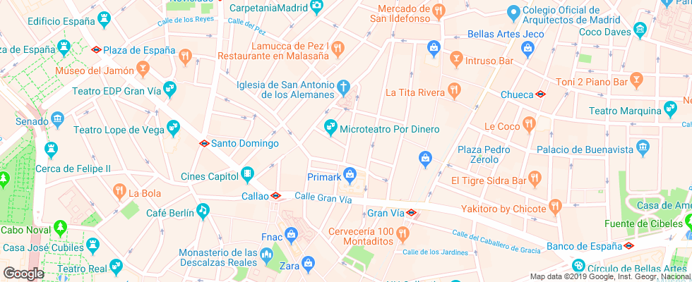Отель Hostal Ballesta на карте Испании