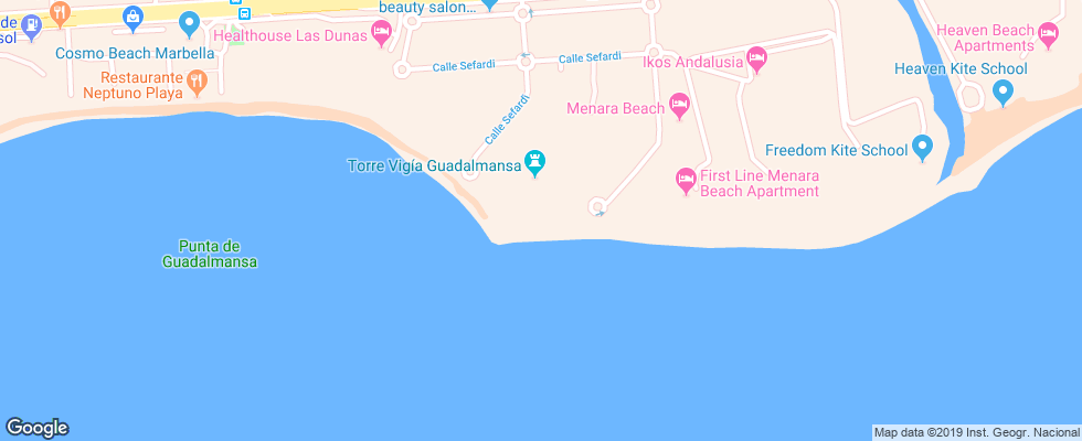 Отель Iberostar Costa Del Sol на карте Испании