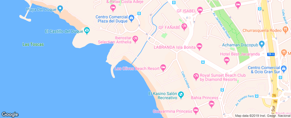 Отель Iberostar Grand Hotel Salome на карте Испании
