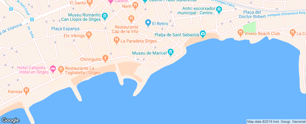 Отель La Nina на карте Испании