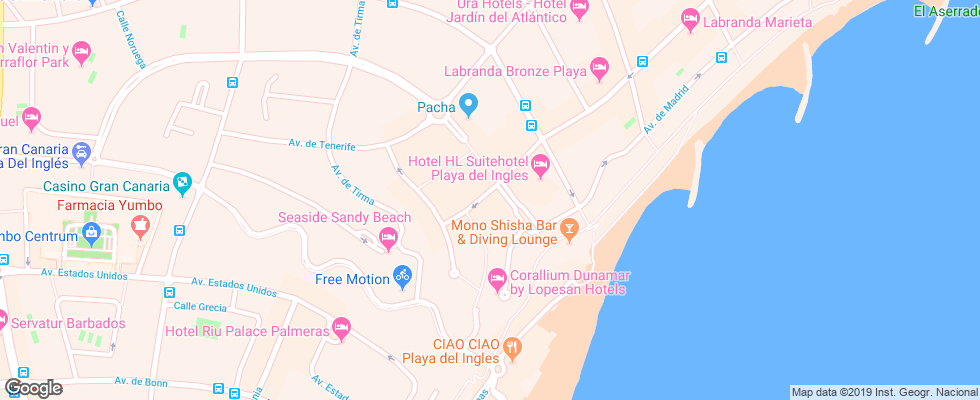 Отель Labranda Marieta на карте Испании