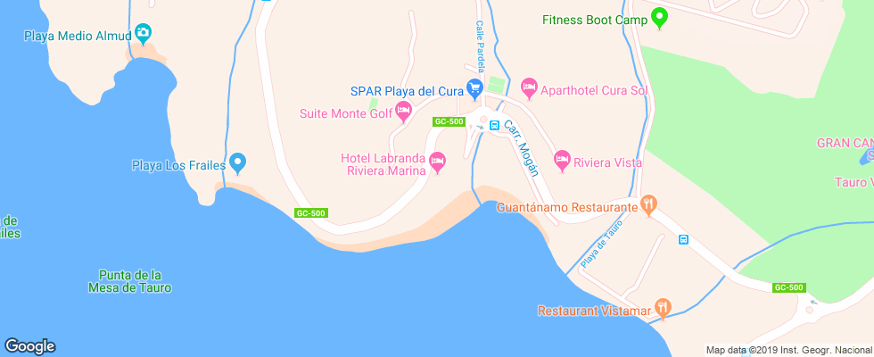 Отель Labranda Riviera Marina на карте Испании