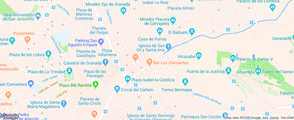 Отель Macia Plaza на карте Испании