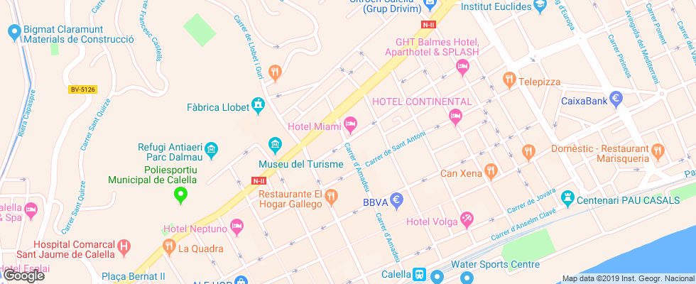 Отель Miami Park на карте Испании