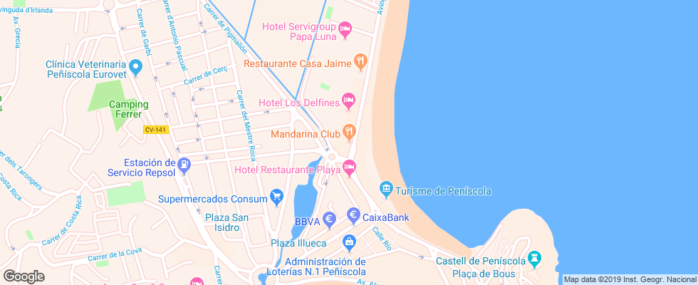 Отель Rh Portocristo на карте Испании