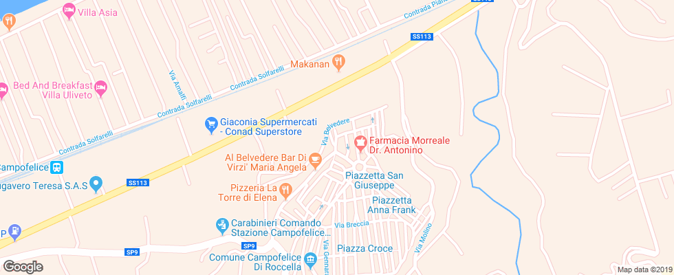Отель Acacia Resort на карте Италии