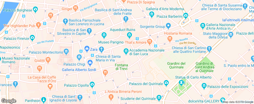 Отель Accademia на карте Италии