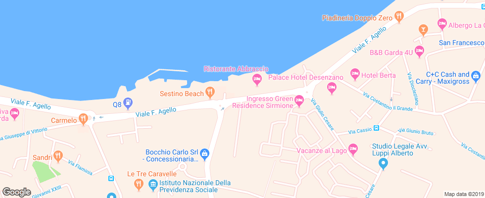 Отель Acquaviva на карте Италии