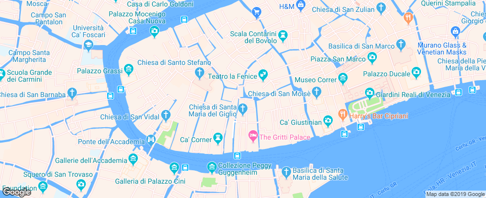 Отель Ad Place Venice на карте Италии