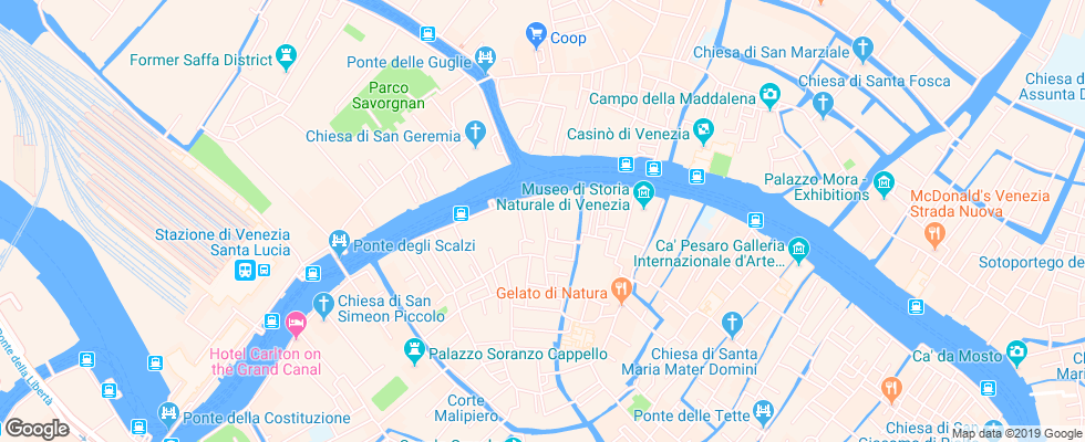 Отель Ai Due Fanali на карте Италии