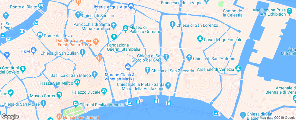 Отель Ai Due Principi на карте Италии
