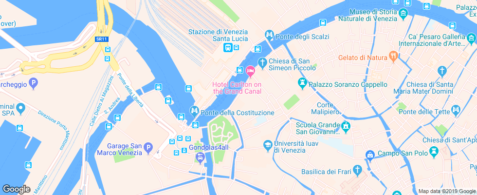 Отель Airone на карте Италии