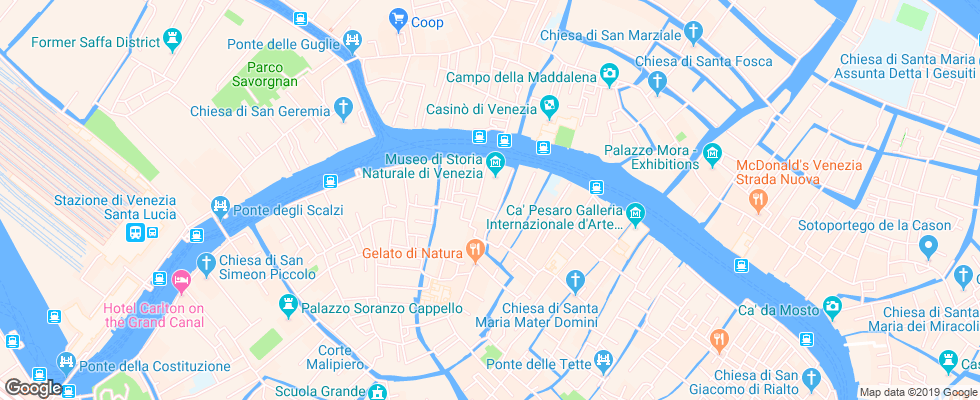 Отель Al Duca Di Venezia на карте Италии