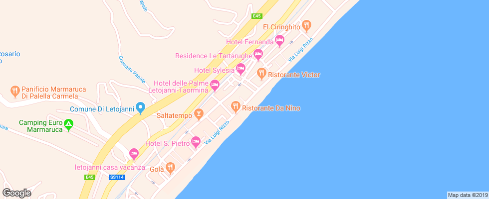 Отель Albatros Sicily на карте Италии
